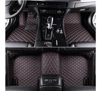 DZSFDGDDFGD Alfombra para Maserati para Levante 2016-2019 2020 2021 2022 Alfombrillas Personalizadas El Suelo del Coche Interiores Alfombra Almohadilla El Talón(Negro Rojo)