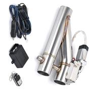 DZSFDGDDFGD Coche Extremos de Tubo Silenciador Tubo Escape Válvula Corte Eléctrica Doble Válvula Universal 2", 2,25", 2,5" Y 3" con Control Remoto Inalámbrico Tubos de Escape(2.5 Inch)