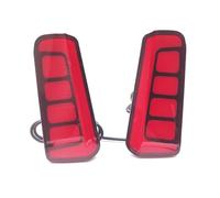 DZSFDGDDFGD Luz Freno Para Toyota Para Vellfire Para Alphard 2016-2020 Antiniebla Traseros LED Reflector Parachoques Luz Freno Intermitente Parada Adicional LED(Rojo,3 Functions)