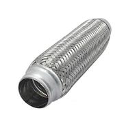 DZSFDGDDFGD Tubo Escape Tubos De Escape Flexibles Universales para Coche De 45 Mm Y 64 Mm con Conexión Flexible con Fuelle Trenzado Y Conector Soldado Silenciador Coche(45-251mm)