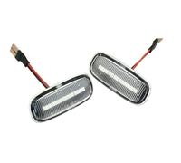 DZSFSTRHRRT Indicador Intermitente Espejo Retrovisor 2 Luces LED Señal Giro Dinámicas Lámpara Posición Lateral Para A3 S3 8L 2000-2003 Para A8 D2 1999-2002 Para TT 8N 2000-2006(Crystal)