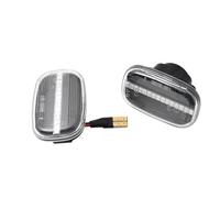 DZSFSTRHRRT Indicador Intermitente Espejo Retrovisor Para Toyota Para Starlet EP90/EP91 Para Verso Para Vios Para Yaris Para Verso NCP1 2 Luces LED Dinámicas Señal Giro Lateral(Crystal)