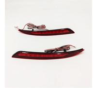 DZSFSTRHRRT Luz Freno Trasera Para Ford Para Mondeo Para Fusion 2013-2018 2PCS LED Reflector Parachoques Luz Freno Intermitente Luz Antiniebla Trasera LED Coche Montaje Alto(2 Functions)