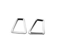 DZSFSTRHRRT Molduras Interior para Volvo XC60 2018-2020 Estilo Acero Inoxidable Salpicadero Coche Salida Aire Marco Ventilación Pegatina Cubierta Embellecedora Auto Interiores Panel(Plata)