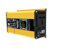 DZSHONGXINSM Inversor Inversor Energía Solar Vehículos 6000W (CC 12 V A CA 110 V/220 V) con Pantalla Digital USB Dual Autocaravanas Pequeños Electrodomésticos Inversor de Corriente(AC 110V)