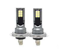 DZSHONGXINSM Luz Antiniebla Kit De Luces LED H7 Para Faros Antiniebla De Coche 12 V 55 W Alta Potencia 6000 K Superbrillante Para Motocicletas(Ice blue 2pcs)