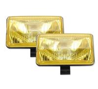 DZSJHGFDD Faro Antiniebla Faros Antiniebla Para PEUGEOT 205 GTI CTI 106 306 Mi16 H3, Halógenos, Luces De Conducción Delanteras Accesorios Para Antiniebla Delantero(1pc Amber)