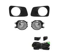 DZSJHGFDD Faro Antiniebla Luz Antiniebla LED Para Toyota Para Corolla Para AXIO 2011 Para FIELDER 2007 Luces Diurnas DRL Interruptor De Relé Blanco Y Amarillo Antiniebla Delantero(White White Ring)