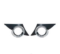 DZSJHGFDD Faro Antiniebla Para Peugeot 207 2006-2009 Parachoques Delantero Faro Antiniebla Marco Cromado Cubierta Brezel Tapa Embellecedora Capó Antiniebla Delantero(Left and right)