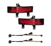 DZSJHGFDD Faro Antiniebla Reflector De Parachoques Trasero LED Para CRV 2020 2021 2022 Luz Freno Dinámica Advertencia Giro Y Conducción Antiniebla Delantero(3 Functions Red)