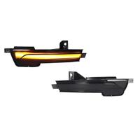 DZSJHGFDD Intermitentes Laterales LED 2 Luces LED Intermitentes Dinámicas Espejo Retrovisor Señal Giro Lámpara Repetidora Secuencial para Ford para Mustang S550 2015-2022