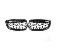 DZSJHGFDD Parrilla Frontal Parrilla riñón para Parachoques Delantero Coche, Estilo Diamante, Estilo meteorito, para Serie 3 E92 E93 Coupé 2006, 2007, 2008 y 2009. Rejilla Malla(Negro)