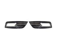 DZSJHGFDD Parrilla Frontal Rejilla Inferior del Parachoques Delantero y luz antiniebla, Compatible con para A4 B8.5 edición estándar (2013-2016), Color Negro Rejilla Malla(Chrome Black)