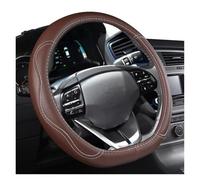 DZSJUNCHENSM Funda Volante Coche Funda De Volante En Forma De D para Hyundai para Ioniq 2016 2017 2018 2019 2020 2021 2022 De Cuero PU, Estilo De Coche, Protector Automático. Funda Volante(Marrón)