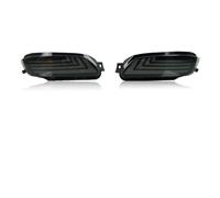 DZSJUNCHENSM Intermitente Espejo Retrovisor Reflector LED Parachoques Trasero Coche Con Luz Freno Y Señal Giro, Para Lexus RX300, RX330, RX350 (2003, 2004, 2005, 2006, 2007 2008)(Smoke cover)