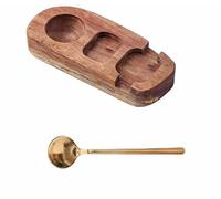 DZSKMJX Bandeja de huevos de diablo, plato de madera para huevos de diablo, plato de almacenamiento de huevos de mesa, para arreglos de mesa (madera de acacia)