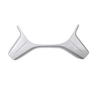 DZSLLOOI Decorativo Interior para Mercedes para Benz CE ML GL Clase W204 W212 X166 W166 Textura Fibra Carbono Panel Interior del Volante Moldura De Cubierta De Marco Accesorios Interiores(Plata)