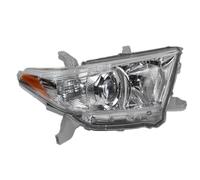 DZSMACHENGSM lente de faro coche principal Conjunto Faros Delanteros Para Toyota Para Highlander 2012-2014 Conjunto Luces Luz Circulación Diurna Faro Automático Completo Cubierta de Faros(bien)