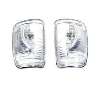 DZSNBMSHD Cubierta De La Lámpara Señal Giro Espejo Retrovisor Lateral Coche Para Ford Para Transit MK8 2014-2020 BK31-13B382-BA BK31-13B382-AA Intermitente Retrovisor(White 1 Pair)