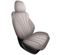 DZSQEGBX Funda Coche Transpirable 1 Uds. Funda De Asiento De Coche, Accesorios Interior De Cuero De Lujo Personalizados para Mini para Cooper R56 2004-2013(Front Standard Gray)