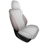 DZSQEGBX Funda Coche Transpirable 1 Uds. Funda De Asiento De Coche, Accesorios Interior De Cuero De Lujo Personalizados para Mini para Cooper R56 2004-2013(Front Standard White)