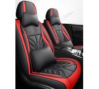 DZSQEGBX Funda Coche Transpirable para Mini para Cooper F56 Estilo Universal Fundas De Seat De Cuero PU Accesorios De Decoración Interior(Rojo,Luxury)