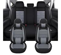 DZSQEGBX Funda Coche Transpirable para VW para Golf 4 5 6 7 8 para Touareg para Polo 9N para GOL G3 para Jetta para Passat B6 B7 B8 Fundas Asientos Coche(Luxury-Grey)