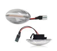 DZSQEGBX Luz Indicadora 2 Luces LED De Intermitentes Laterales Delanteras Para MINI Para Cooper R50 R52 R53 2002 2003 2004 2005 2006(Clear)