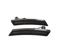 DZSQEGBX Luz Indicadora Lámparas Repetidoras De Luz Posición Lateral LED 63132751333 Para Mini Para Cooper R55 R56 R57 R58 R59 Para R60 R61(Rear Smoky Black)