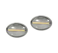 DZSQEGBX Luz Indicadora Para Gen 2 Para MINI Para Cooper R55 R56 R57 R58 R59 LED Luces Indicadoras De Señal De Giro Laterales Delanteras Lámparas(Clear Lens)