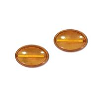 DZSQEGBX Luz Indicadora Para Gen 2 Para MINI Para Cooper R55 R56 R57 R58 R59 LED Luces Indicadoras De Señal De Giro Laterales Delanteras Lámparas(Yellow Lens)