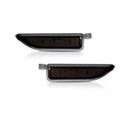 DZSQEGBX Luz Indicadora Para MINI Para Cooper 2.ª generación Para F60 Para Countryman 2017 en adelante Luces LED de señal de giro laterales del parachoques delantero(Smoked)