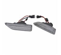 DZSQEGBX Luz Indicadora Para Mini Para Countryman Para F60 2017 2018 2019 2020 2 Piezas Lámpara Señal Giro Flujo Lateral LED Secuencial Dinámico(Crystal)