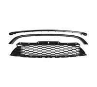 DZSQEGBX para Mini R55 R56 R57 R58 R59 para Cooper S Y para JCW Solo 2007-2015 Cubierta De Rejilla De Parachoques Delantero Marco Moldura Parrilla Central Auto Grilles(Trim and Grille)