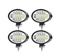 DZSQMLJG Luces Circulación Diurna Luz LED Trabajo Ovalada Tractor Lámpara Coche 5 Pulgadas Faro Cabina Todoterreno Grúa Minera Camión Volquete(Lavender)