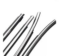 DZSQMLJG Sello Ventana Coche 4 Piezas burlete Goma Ventana y Puerta Exterior Coche para Hyundai para Tuscon para IX35 para Hatchback 2010-2015 Tira Sellado presión Ventana Coche Tira Sellado(Chrome)