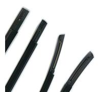 DZSQMLJG Sello Ventana Coche 4 Piezas burlete Goma Ventana y Puerta Exterior Coche para Hyundai para Tuscon para IX35 para Hatchback 2010-2015 Tira Sellado presión Ventana Coche Tira Sellado(Negro)