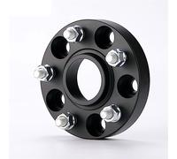 DZSQOMHGD separadores de Ruedas de 1 Pieza para PCD 5x112 CB 57,1mm Adaptador Espaciador De Rueda Aleación De Aluminio Forjado Espaciador de Rueda(Negro,30mm)