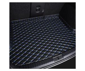DZSQWETYU Alfombrilla Maletero para Mercedes para Benz para GLC para Coupe 2016-2022 Estera Maletero Coche Personalizada Detalles Interiores Coche Alfombrillas Maletero(Azul Negro)