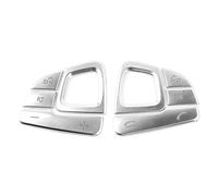 DZSQWETYU Interior Coche Embellecedores Botones para Volante Coche 8 Unidades Plateados para Mercedes para Clase E W213 2016-2019 Accesorios Interiores Decorativo Interior