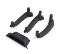 DZSQWETYU LHD RHD Kit De Reemplazo De Manija Interior De Puerta De Fibra Negra De 4 Piezas Adecuado para X3 X4 F25 F26 2010-2017 Manecilla Tirador Puerta Coche(RHD)