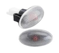 DZSYANJIASM Coche marcador Lateral 632574 2 luces intermitentes laterales de posición para Peugeot 206 407 y 607