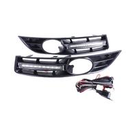 DZSYANJIASM Coche marcador Lateral Faros antiniebla para parachoques delantero parrillas de luz + luces DRL LED para Passat B6 2007-2011 resistentes al agua