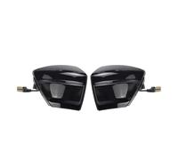 DZSYANJIASM Coche marcador Lateral Luces LED Dinámicas Señal Giro Intermitentes Repetidor Espejo Retrovisor Para Ford Para S-MAX Para Kuga Para C-Max Para Max