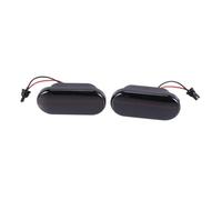 DZSYANJIASM Coche marcador Lateral Luz LED Dinámica Agua Coche Intermitentes Foliados Para VW Para Bora Para Golf 3 4 Para Passat 3Bg Para Polo SB6 Color Negro