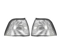 DZSYANJIASM Intermitentes Laterales LED 2 Luces Antiniebla Delanteras Transparentes Intermitentes Coche Accesorios Repuesto para E36 Serie 3 Saloon 82199403095 82199403096 Señal Giro Coche