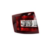 DZSYINGCHUSM Piloto Trasero para Skoda para Spaceback 2014-2019 Luz Trasera Señal Giro Lámpara Advertencia Luz Trasera Cubierta Carcasa Sin Bombilla Luces Traseras(Black Left)