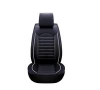DZSYINGLONGSM Fundas Asientos Coche Fundas Universales De Cuero para Asiento Coche Accesorios para SsangYong para rodius para actyon para tivolan Presidente Protectores(Black White)