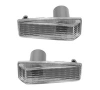 DZSYINGLONGSM Intermitente Lateral Luz De Posición Lateral Luz De Giro Para Mercedes Para Benz W124 R129 W140 W202 W201 1248202321 2028201521 intermitente(Clear)