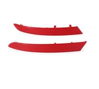 DZSYOHFS Faro Antiniebla Tiras Reflectantes Para X3 G08 2018 2019 2020 2021 Reflector De Parachoques Trasero Tira De Advertencia Con Lente Roja 63147419927(Left and Right)